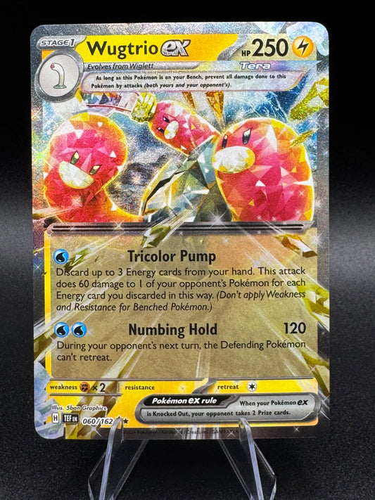 Pokemon TCG SV05: Temporal Forces Wugtrio EX Double Rare Card #060/162 NM/M