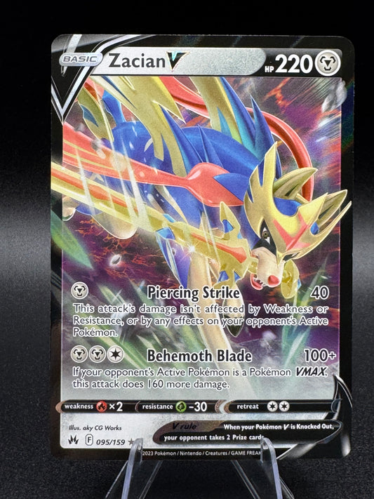 Zacian V 095/159 - SWSH: Crown Zenith Ultra Rare - Pokémon TCG (NM)