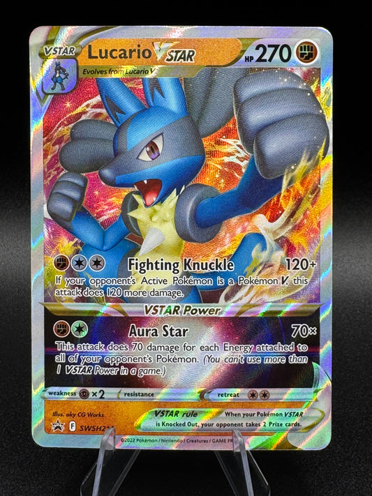 Lucario VSTAR SWSH214 - SWSH: Sword & Shield Black Star Promo Holo Near Mint