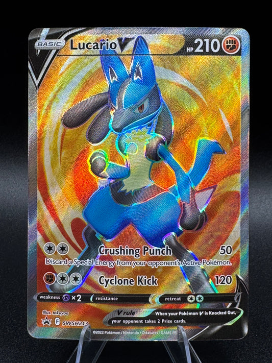 Lucario V SWSH213 SWSH: Sword & Shield Promo Cards NM Pokemon TCG Card NM/M