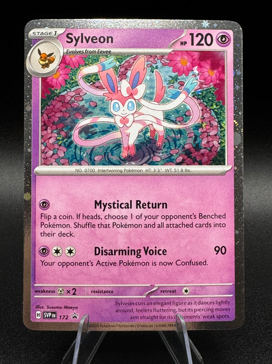Sylveon SVP172 Holo Black Star Promo Pokémon 2025 Scarlet & Violet - NM - Single