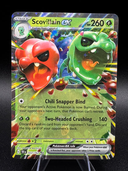 Pokemon TCG Temporal Forces - Scovillain ex - Double Rare Holo - 022/162 - NM - Single