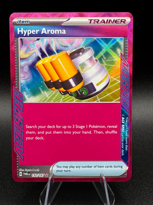 Pokémon TCG Hyper Aroma Scarlet & Violet-Twilight Masquerade 152/167 Holo Ace Spec - Single