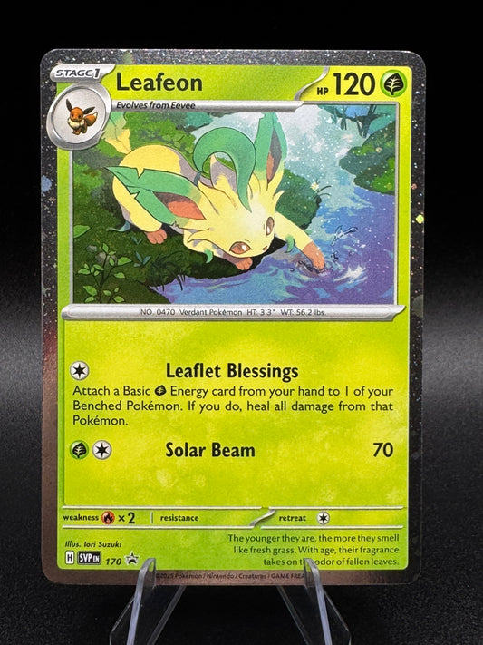 Leafeon SVP 170 Cosmo Holo Scarlet & Violet: Black Star Promo 2025 NM/M