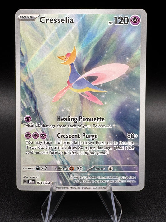 Cresselia Illustration Rare 071/064 SV: Shrouded Fable Pokemon NM/M