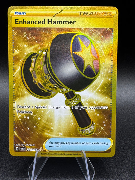 Pokemon TCG Enhanced Hammer 224/167 Twilight Masquerade Holo Hyper Rare NM - Single