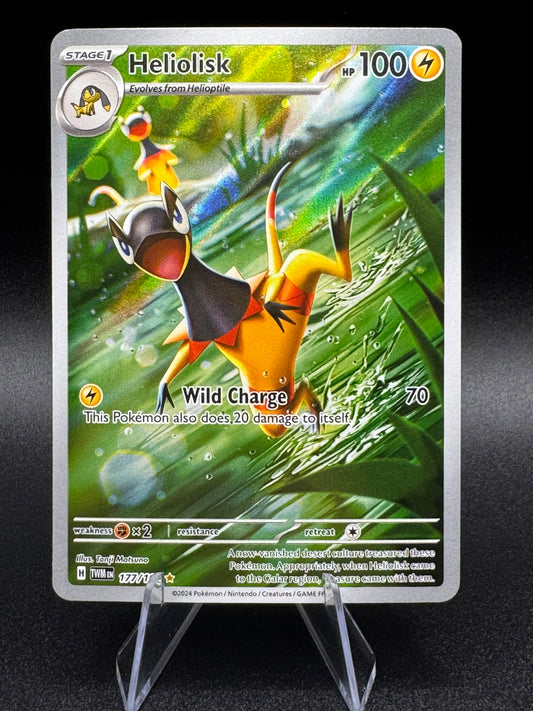 Pokemon Card TCG - Heliolisk 177/167 Illustration Rare Twilight Masquerade NM