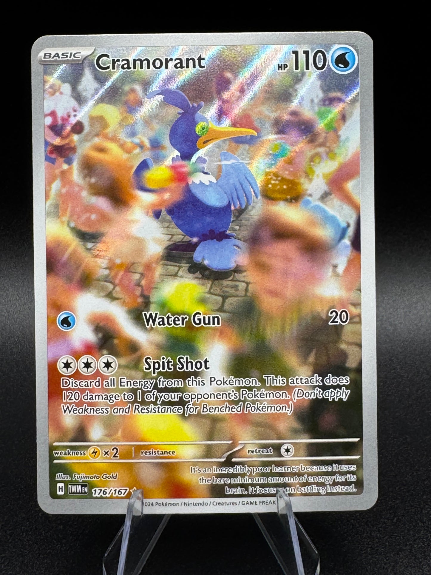 Pokemon Card - Cramorant Twilight Masquerade 176/167 Illustration Rare NM/M