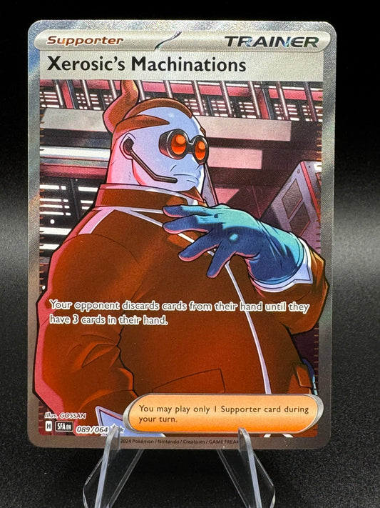 Pokemon TCG SV- Shrouded Fable Xerosic's Machinations 089/064 Ultra Rare NM