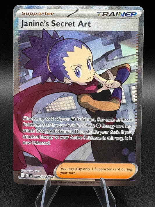Janine's Secret Art 088/064 Sv: Shrouded Fable Holo NM Near Mint