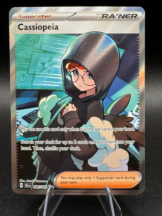🟣 2024 Pokemon Shrouded Fable Cassiopeia 086/064 Ultra Rare Holo NM