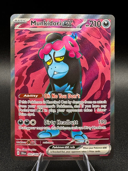 Munkidori ex 🐒 Shrouded Fable SFA 083/064 Ultra Rare NM Pokemon
