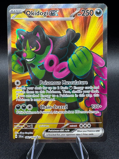 Okidogi ex 082/064 Shrouded Fable (SFA) NM Full Art Pokemon Card