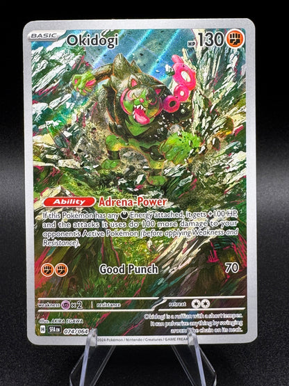 Okidogi 074/064 Illustration Rare Shrouded Fable Pokemon Card NM
