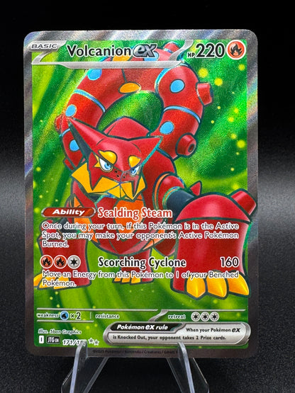 Volcanion Ex - 171/159 Journey Together - Full Art Ultra Rare - Pokemon TCG - NM - Single