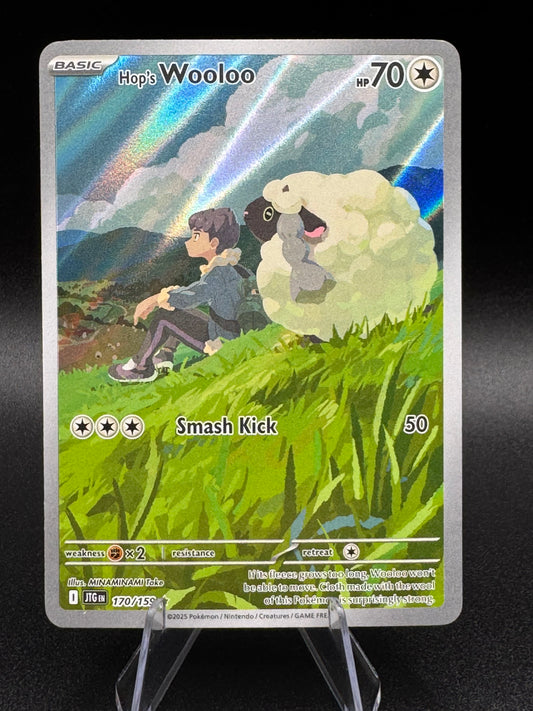 Hops Wooloo 170/159 Journey Together Illustration Rare Pokemon Card NM/M