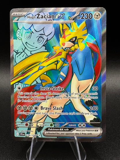 Hop's Zacian ex Full Art # 176  SV Journey Together Pokemon Card NM