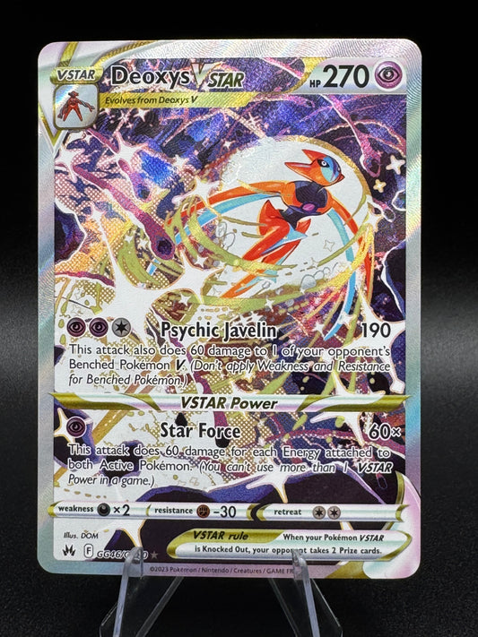 Deoxys VSTAR GG46/GG70 Crown Zenith: Galarian Gallery Holo NM/M