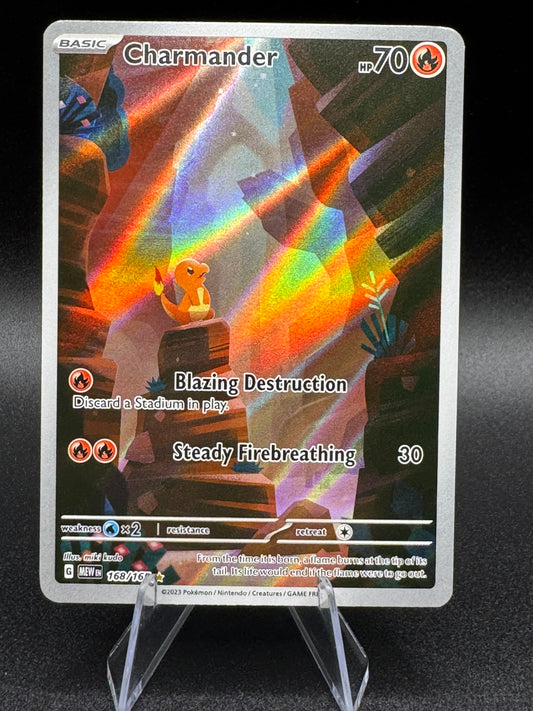 Pokemon TCG Charmander 168/165 Sv 151 Illustration Rare NM/M