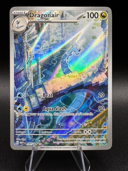 Dragonair 181/165 Sv Scarlet & Violet 151 Holo Illustration Rare NM Pokemon TCG