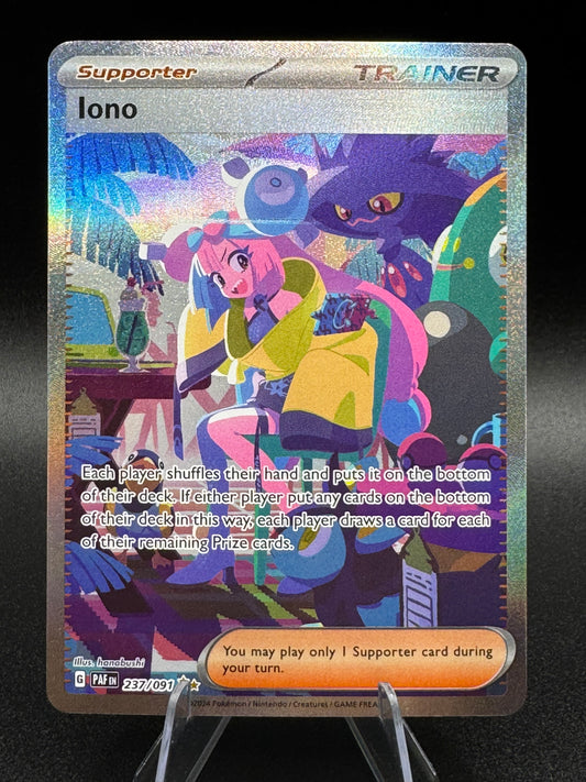 Pokémon TCG Iono S&V: Paldean Fates 237/091 Holo Special Illustration Rare NM/M - Single