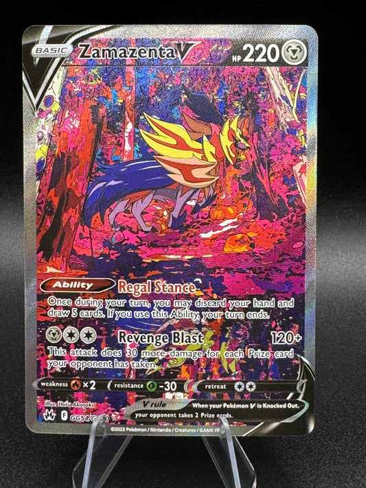 Zamazenta V GG54/GG70 - Crown Zenith - Galarian Gallery - Pokemon Card - NM/M