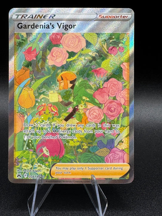 Gardenia's Vigor GG61/GG70 Crown Zenith Full Art Pokemon Card NM/M
