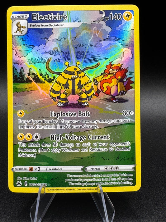 Electivire GG08/GG70 Pokemon Crown Zenith: Galarian Gallery Holo - Near Mint!