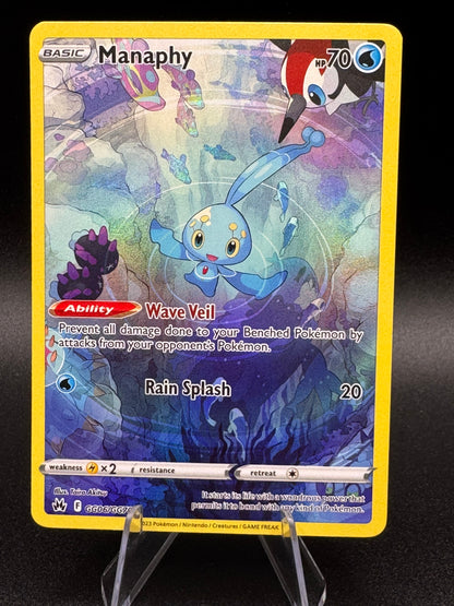 Manaphy GG06/GG70 Crown Zenith: Galarian Gallery Holo NM/M - Single