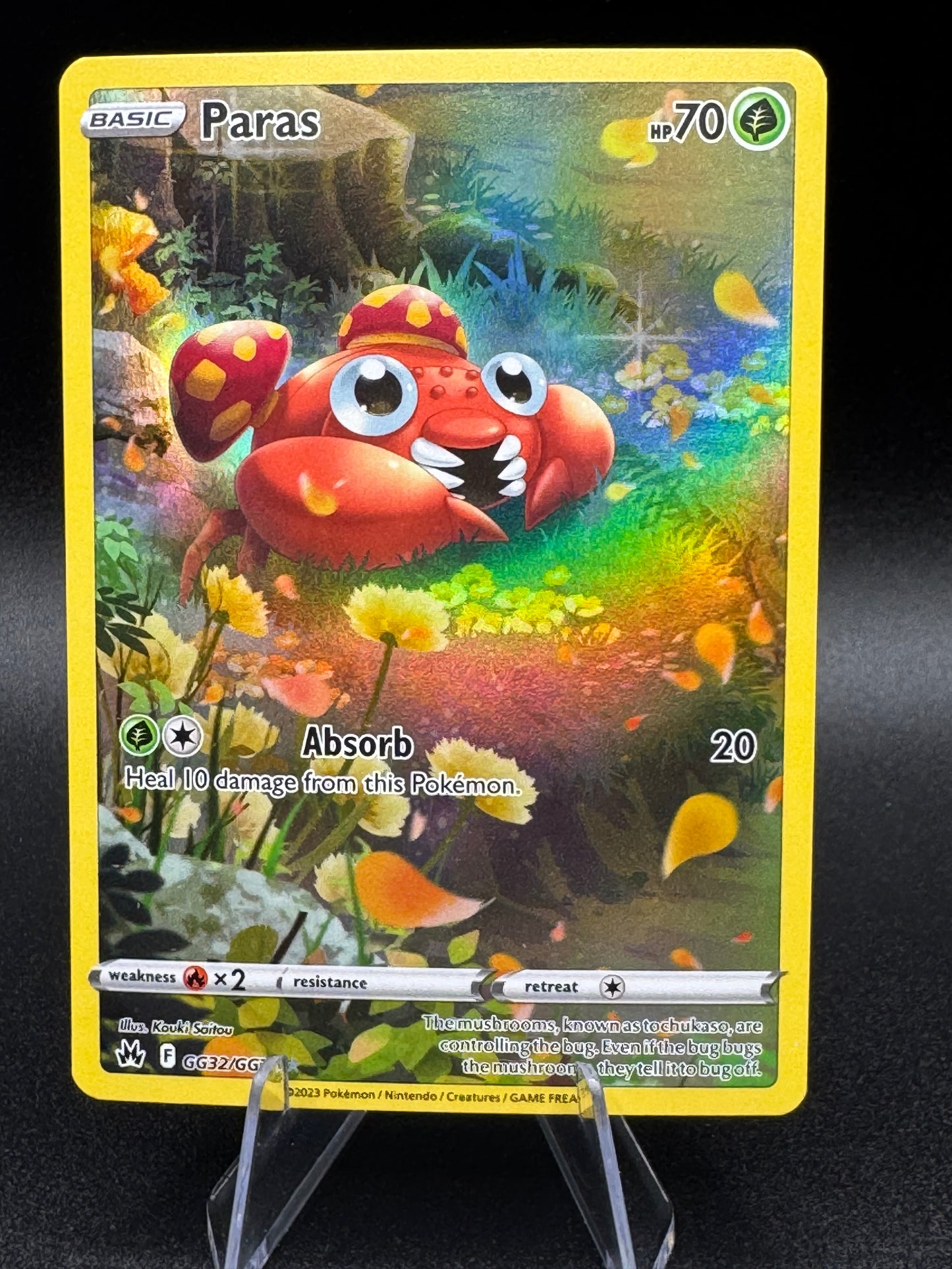 2023 Paras GG32/GG70 Pokemon Crown Zenith: Galarian Gallery Holo - NM - Single