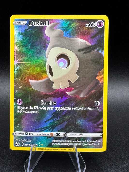 ⚡️ Pokemon Crown Zenith - Galarian Gallery HOLO Duskull GG28/GG70 - Near Mint