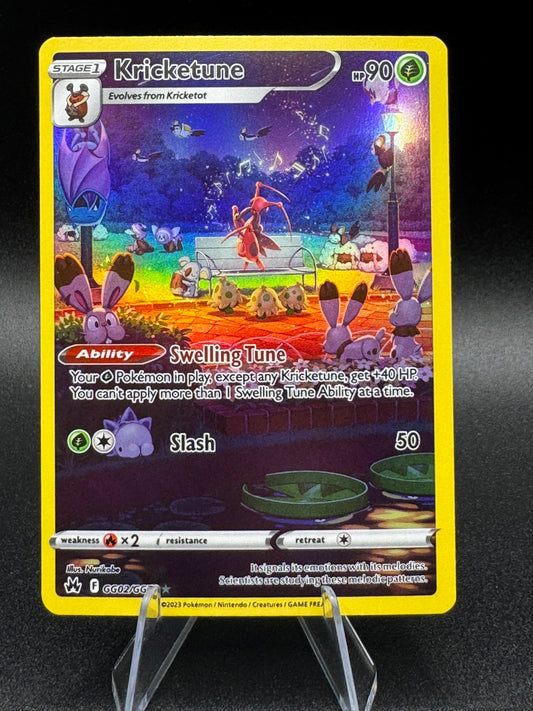 Pokemon TCG Kricketune GG02/GG70 Galarian Gallery Crown Zenith Near Mint - Single