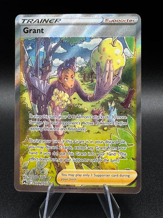 Pokemon Grant GG62 Crown Zenith Galarian Gallery Ultra Rare Holo NM