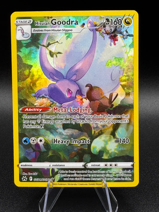 Hisuian Goodra GG21/GG70 - Crown Zenith: Galarian Gallery Ultra Rare Holo NM