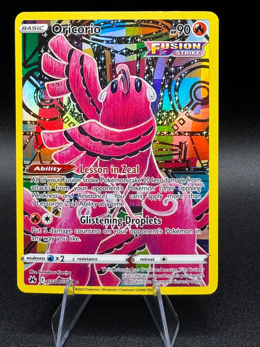 Oricorio GG04/GG70 Crown Zenith Galarian Gallery Pokemon Card NM - Single