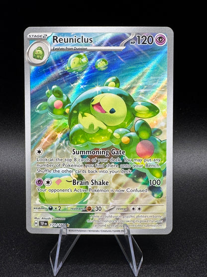 Pokémon TCG Temporal Forces Reuniclus Illustration Rare 171/162 NM - Single