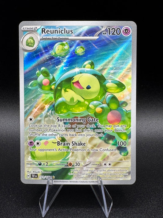 Pokémon TCG Temporal Forces Reuniclus Illustration Rare 171/162 NM - Single