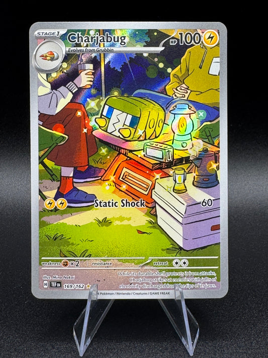 Charjabug 169/162 Illustration Rare Temporal Forces Pokemon Card NM/M - Single