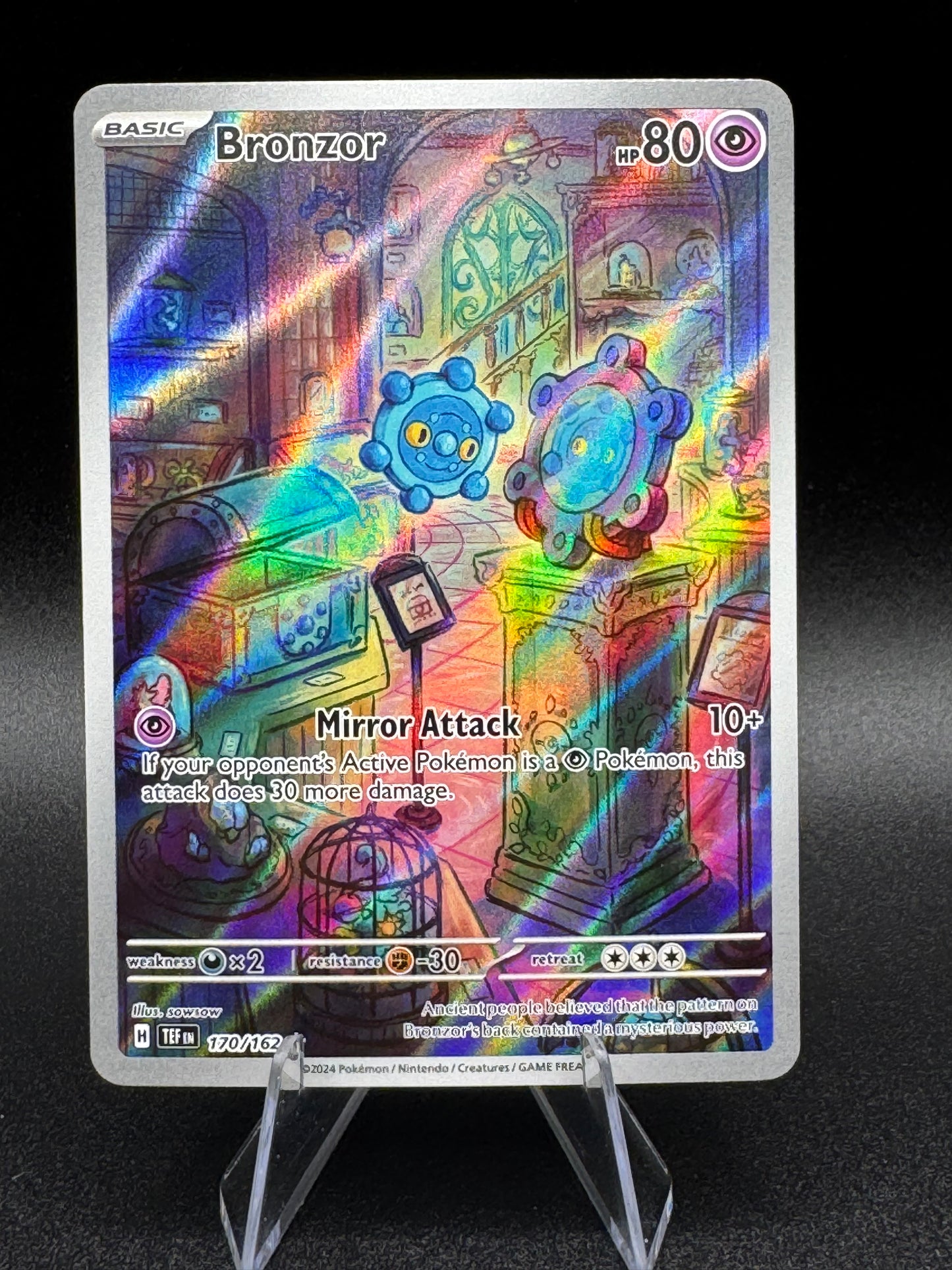 Pokémon TCG  Bronzor 170/162    Temporal Forces Illustration Rare NM/Mint - Single