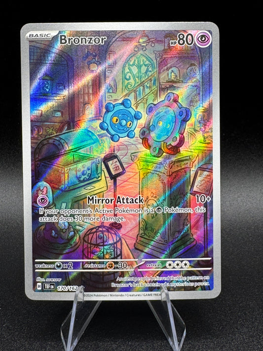 Pokémon TCG  Bronzor 170/162    Temporal Forces Illustration Rare NM/Mint - Single
