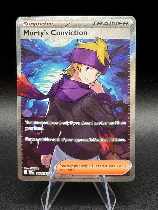 Morty's Conviction Pokemon: Temporal Forces 201/162 Ultra Rare NM - Single