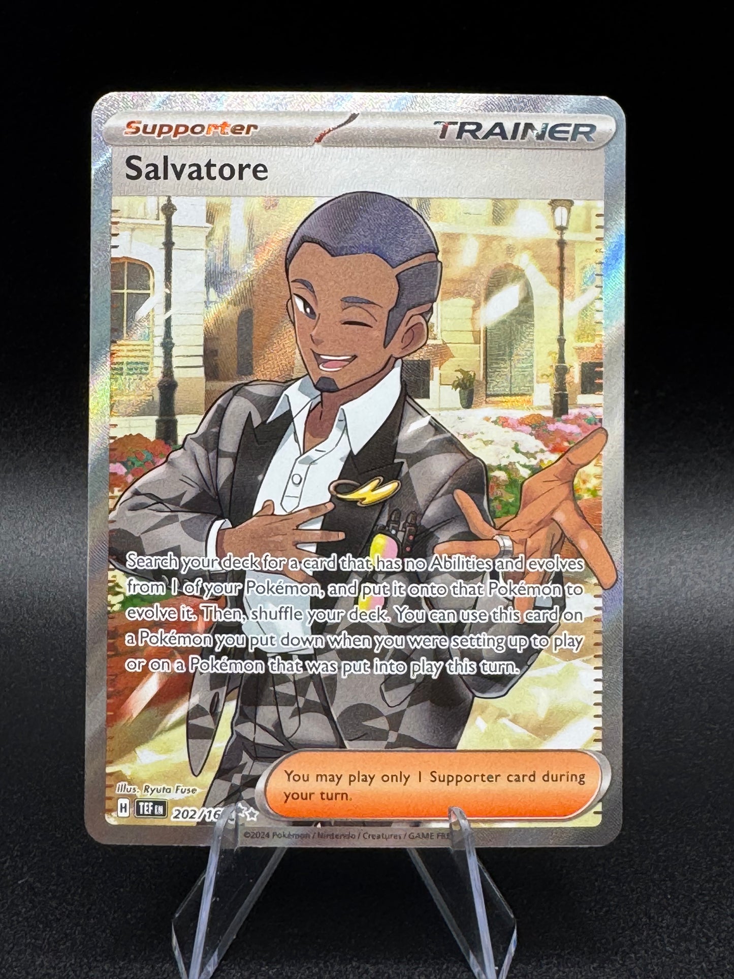 Pokemon TCG Salvatore 202/162 Temporal Forces Holo Ultra Rare NM - Single