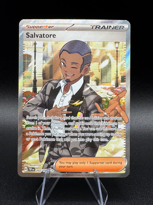 Pokemon TCG Salvatore 202/162 Temporal Forces Holo Ultra Rare NM - Single