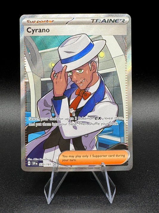 Cyrano 230/191 Surging Sparks UR Holo Pokemon Card NM - Single
