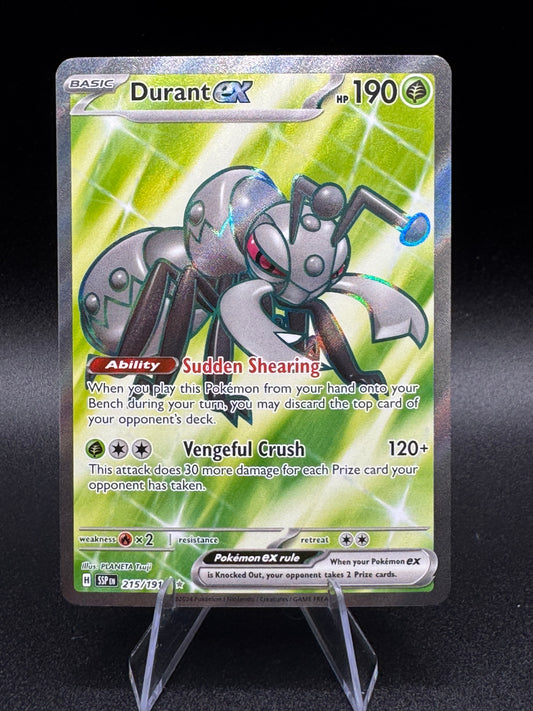 Durant ex 215/191 Ultra Rare Pokemon Surging Sparks NM - Single