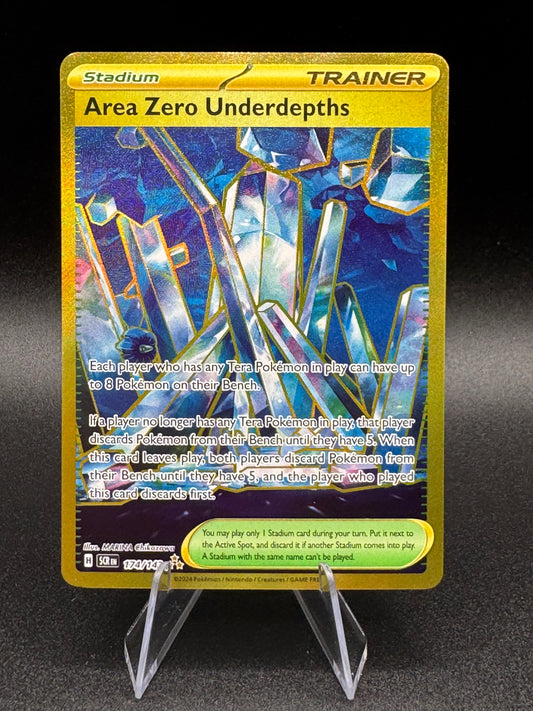 Pokémon Cards Area Zero Underdepths 174/142 Secret Rare Stellar Crown - (NM) - Single