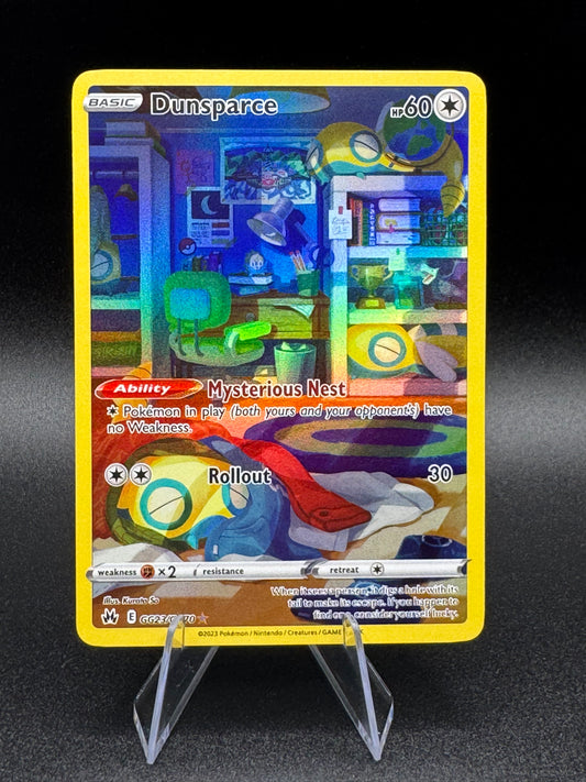 Dunsparce GG23/GG70 Crown Zenith Galarian Gallery Holo Rare Pokemon TCG Card NM - Single