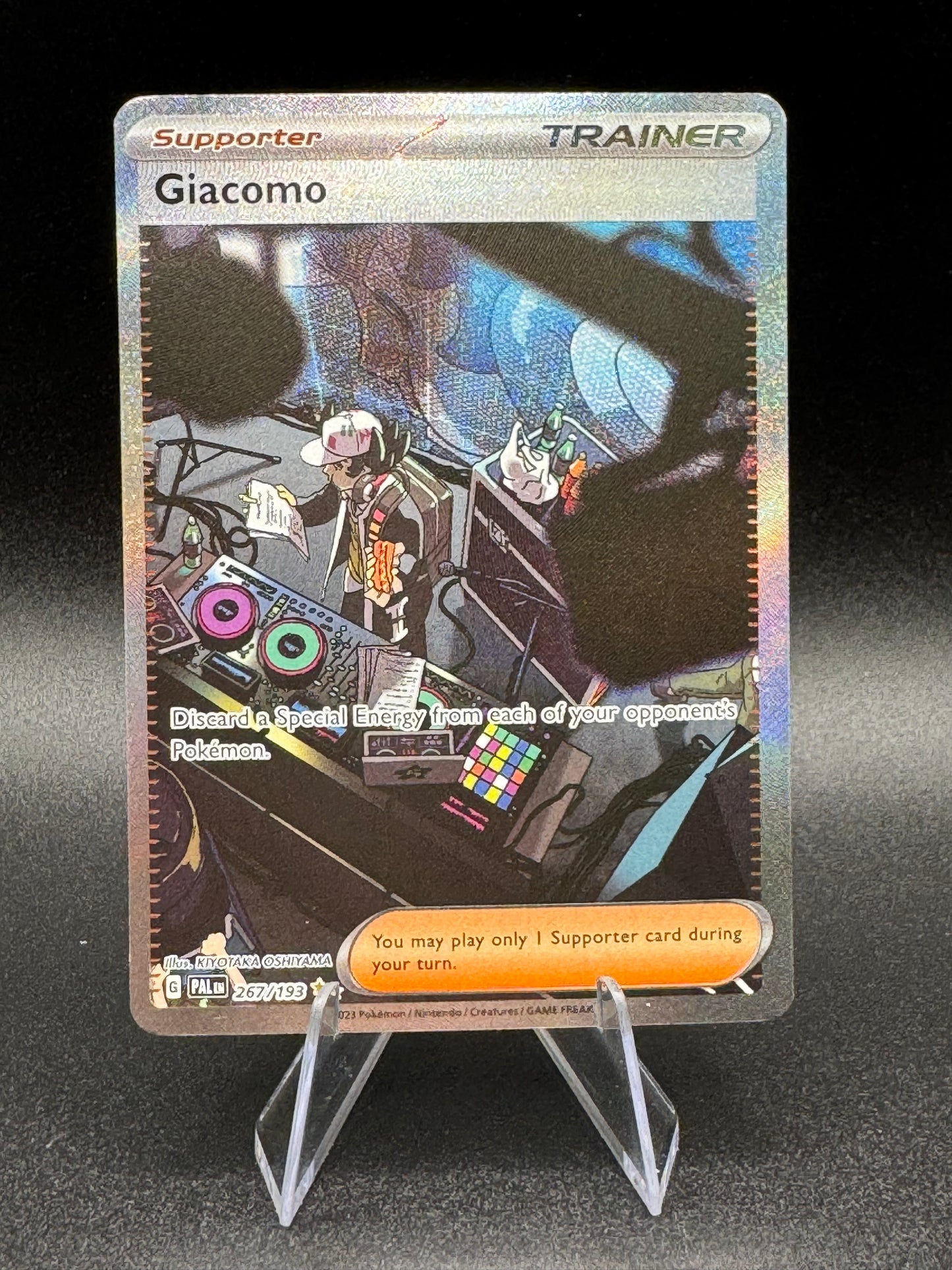 🔥Pokémon TCG-Giacomo-267/193-S&V-Paldea Evolved-Special illustration-M/NM - Single