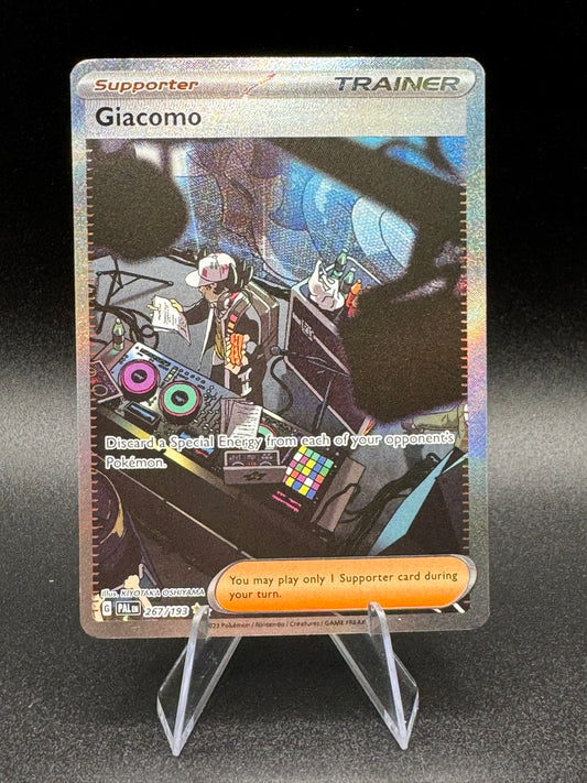 🔥Pokémon TCG-Giacomo-267/193-S&V-Paldea Evolved-Special illustration-M/NM - Single