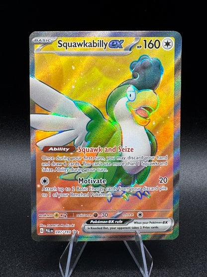 Squawkabilly ex 247/193 Paldea Evolved Ultra Rare Full Art Holo Pokemon TCG NM/M - Single